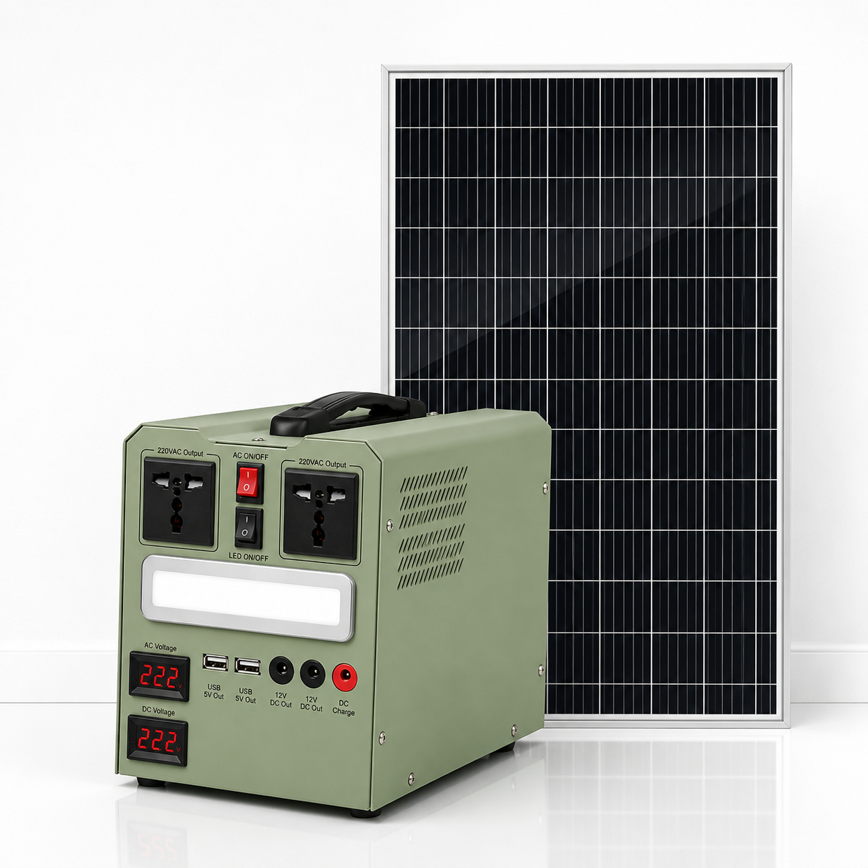 ALLTOP 1kW (1000W) Solar Power Lithium Portable System for Home & Outdoor Backup Power