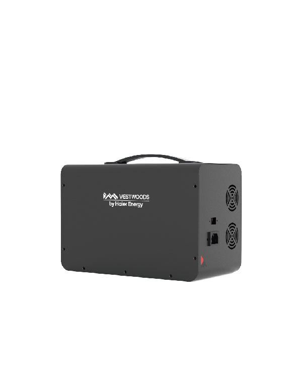 Vestwoods by Haier Energy 1004.8Wh Portable Power Station – 500W Pure Sine Wave Inverter, LiFePO4 Battery & UPS Function