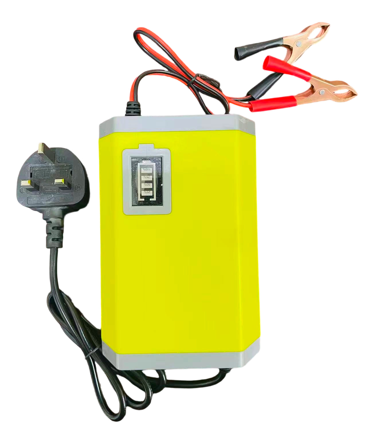 Huachu 12V 100Ah Solar Lead Acid Gel Battery Kit with 300W Inverter & 6A Battery Charger