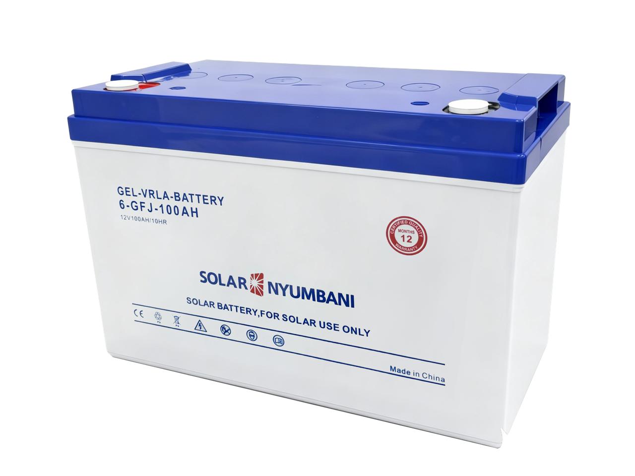 Solarnyumbani 100Ah 12V Gel Battery