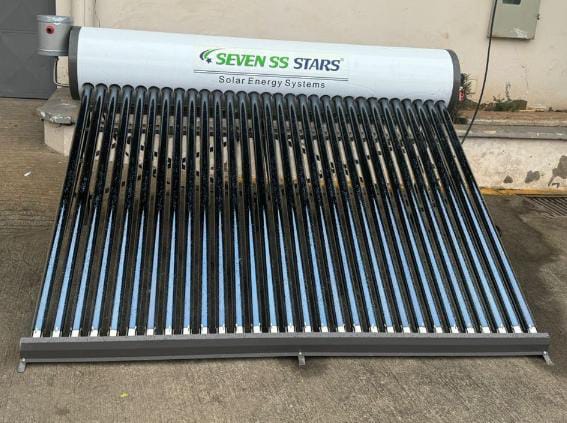 Seven SS Stars 240L Vacuum Tube Stainless Steel Non-Pressurized Solar Water Heater with PPR Tank
