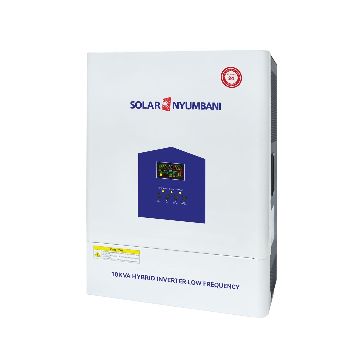 Solarnyumbani 1.5KVA 1000W Low Frequency PWM Solar Inverter | 12V