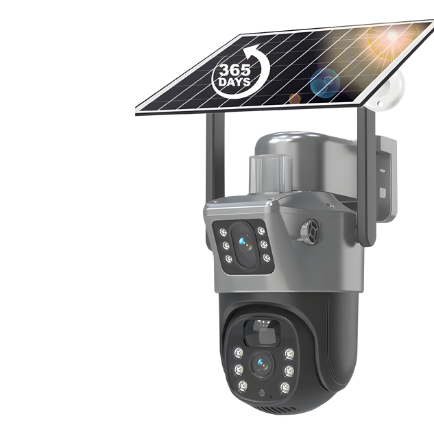 V380 Solar S6 Grey 4G/WiFi Security Camera