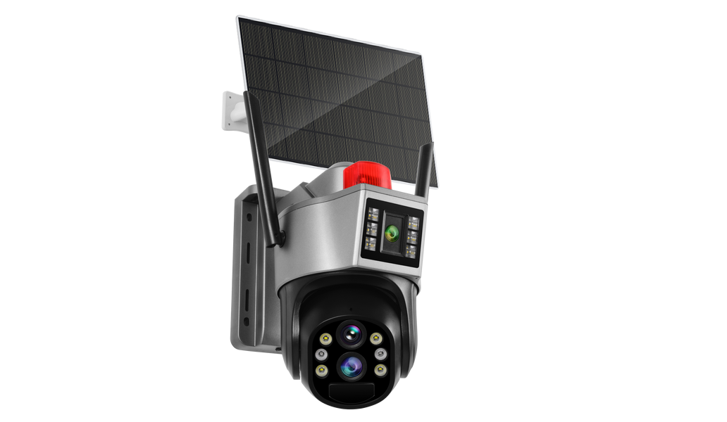 V380 Solar S6B 10X Grey 4G Security Camera