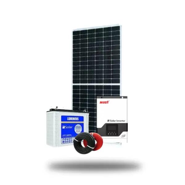 1000Watts 12V 50AH(2) Solar Spark System Full Kit