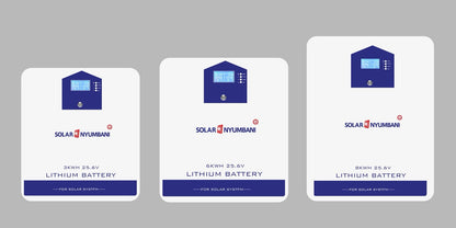 Solarnyumbani 3kWh Lithium Battery | LC100Ah 25.6V LiFePO₄