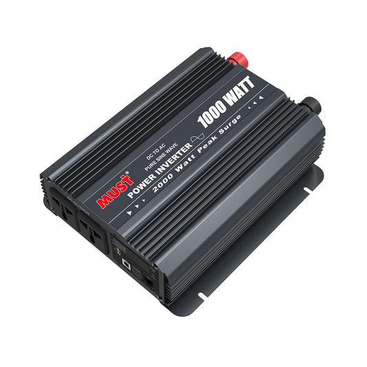 MUST PI1500 Series (1000W) Pure Sine Wave Power Inverter | DC 12V/24V | AC 230V