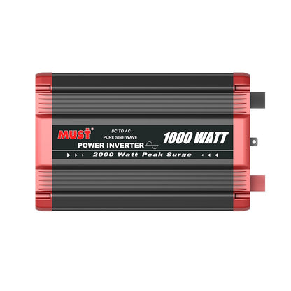 MUST PI1500 Series (1000W) Pure Sine Wave Power Inverter | DC 12V/24V | AC 230V