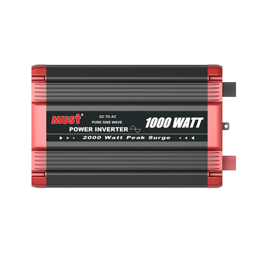 MUST PI1500 Series Pure Sine Wave Power Inverter | 1000W | 12V/24V DC to 230V AC