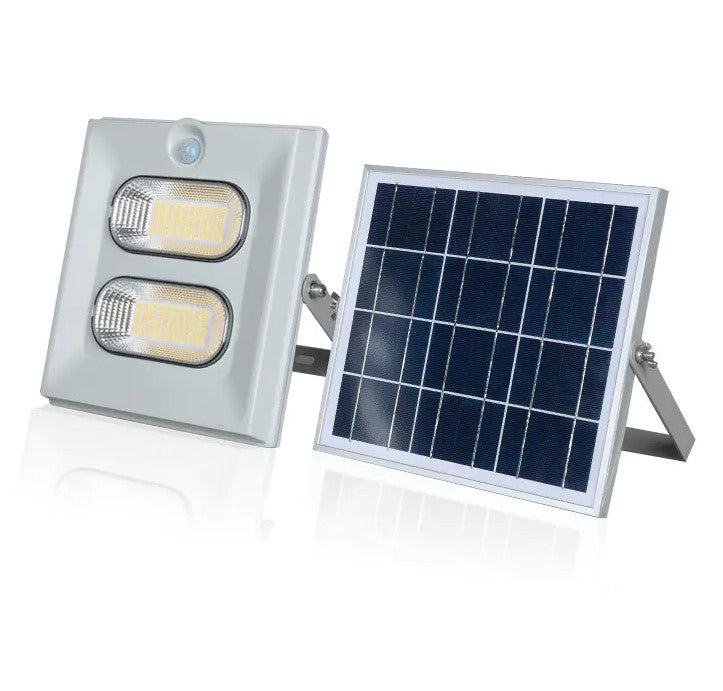 100W Solar LED Flood Light for Outdoor Security and Area Lighting