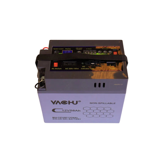 YACHU 12V 58Ah Solar Battery