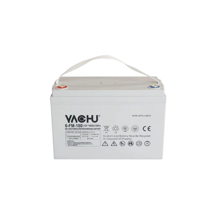 YACHU 12V 100Ah Solar Gel Battery 26.5kg – Deep Cycle Maintenance-Free Battery for Solar &amp; Backup Power