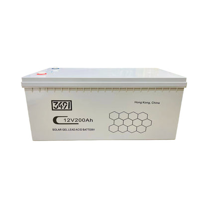3491 Solar Gel Battery 12V 200Ah Deep Cycle Battery – Maintenance-Free Solar Power Storage