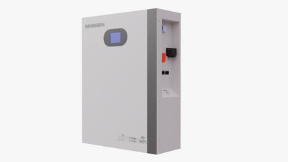 Genix Green 5kWh Lithium Battery  BYD Cells, Smart BMS & Wi-Fi Monitoring
