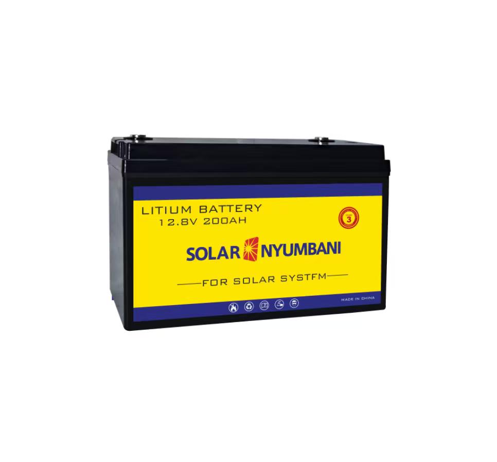 Solarnyumbani 2.56kWh Lithium-Ion Battery | 12.8V 200Ahtery | 12.8V 100Ah