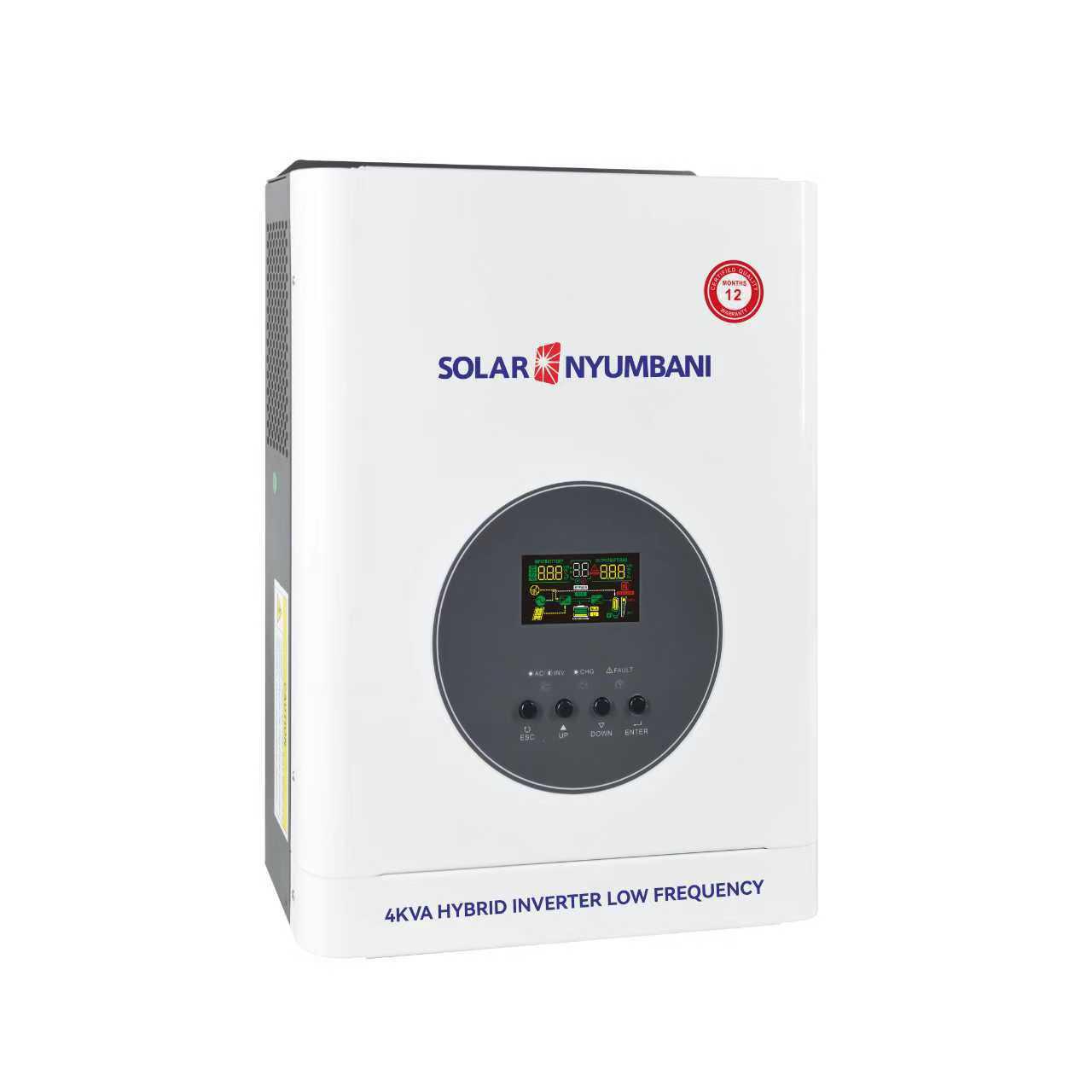 Solarnyumbani 4KVA 3000W Low Frequency MPPT Solar Inverter | 24V