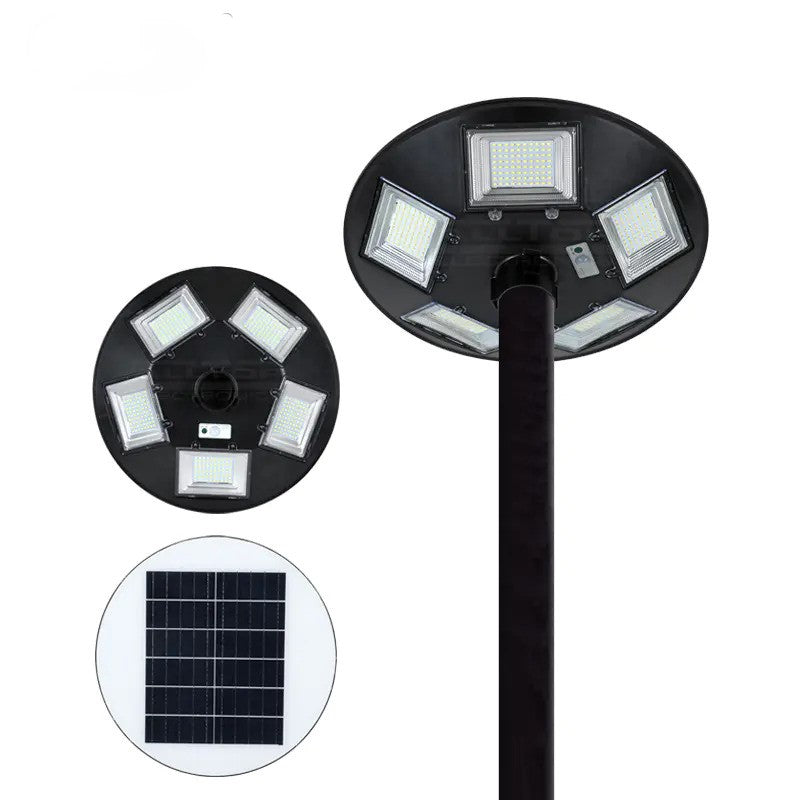 ALLTOP 500W LED Solar Garden Light for Outdoor Landscape and Security Lighting