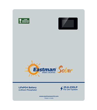Eastman ES25.6V230Ah LiFePO₄ Wall Mount Lithium Battery – 5.89kWh