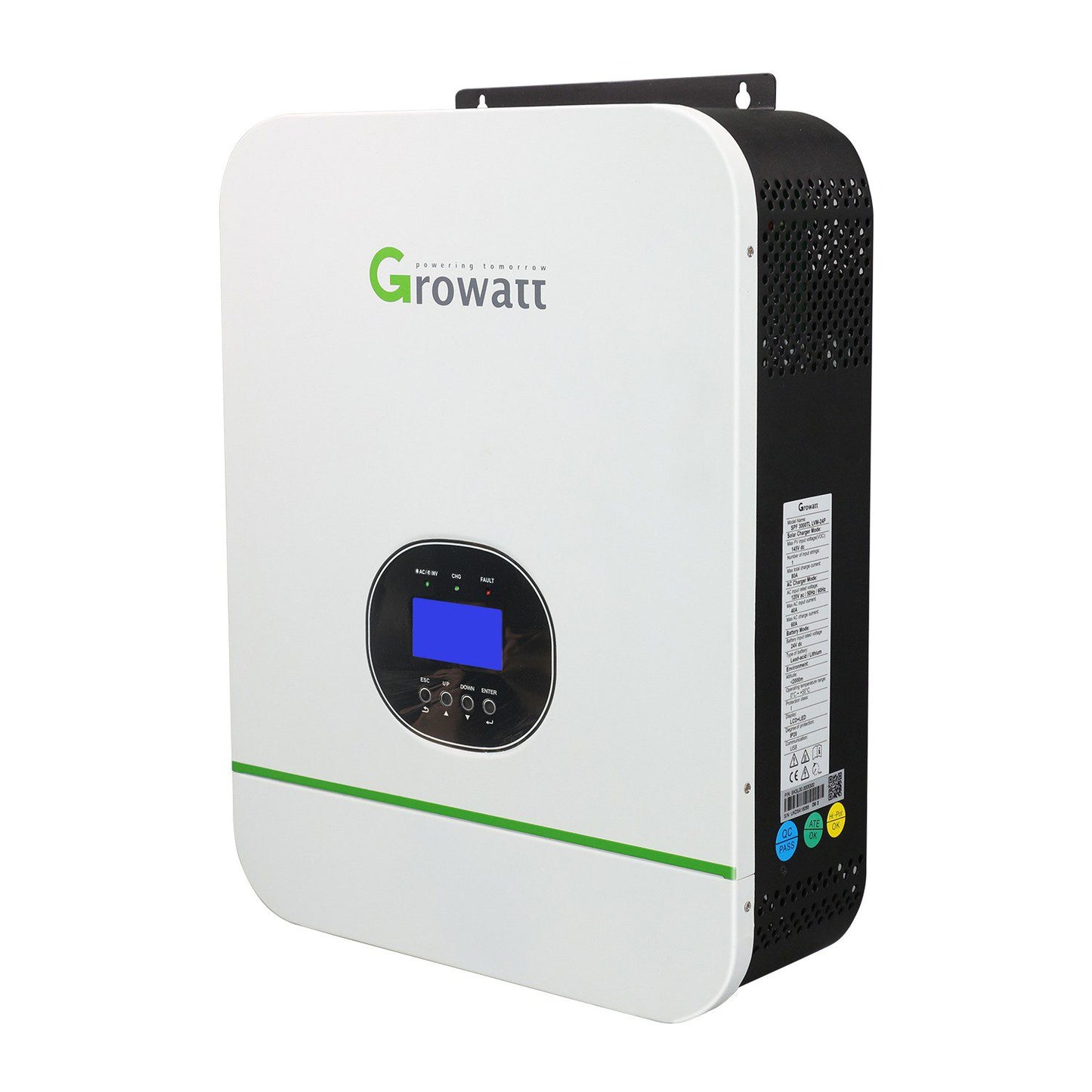 Growatt SPF 3000TL HVM 24V 3kW Hybrid Solar Inverter for Residential Energy Systems