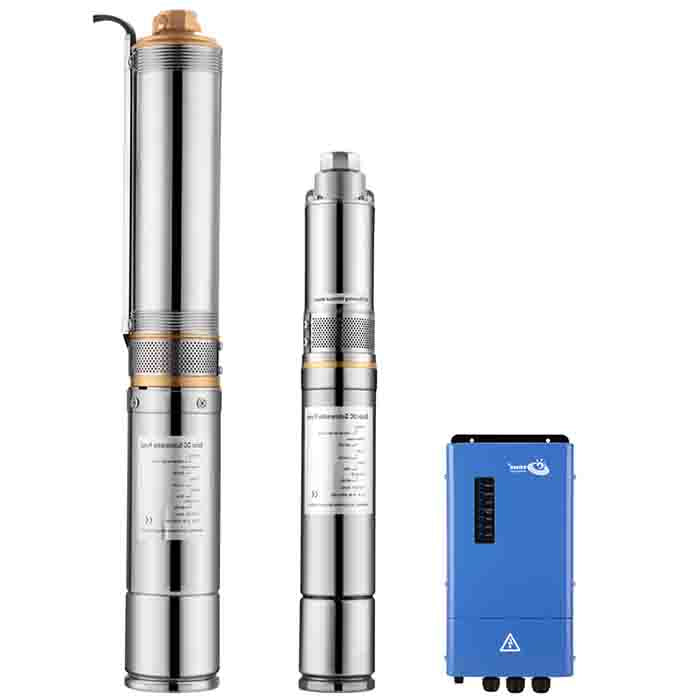 Hober 1100W DC Solar Water Pump – 68 Meters