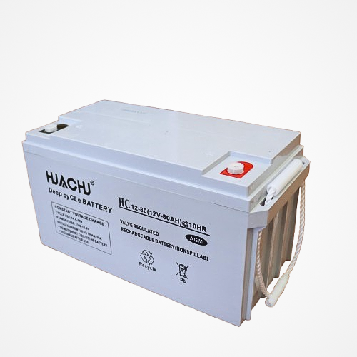 Huachu 12V 80Ah Solar Lead Acid Gel Battery Kit with 300W Inverter, 6A Battery Charger