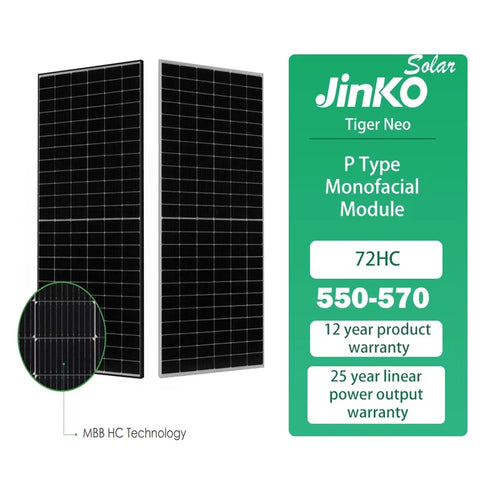 Jinko 550W Monocrystalline Solar Panel