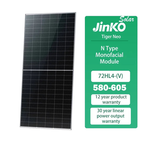 Jinko 580W Monocrystalline Solar Panel