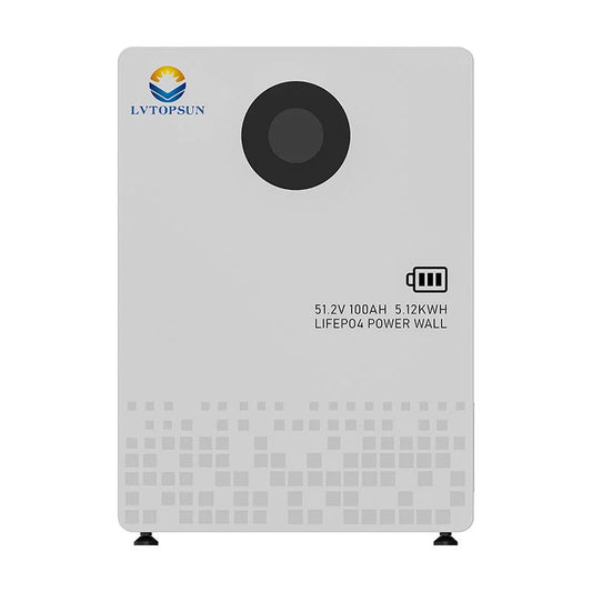 LVTS 5.12kWh 51.2V 100Ah LiFePO₄ Lithium Battery – High Performance Solar Energy Storage