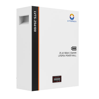 LVTS 2.56kWh 25.6V 100Ah LiFePO₄ Lithium Battery