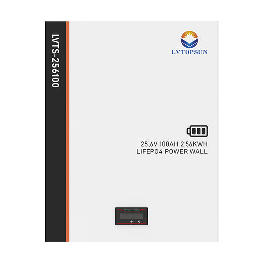 LVTS 2.56kWh 25.6V 100Ah LiFePO₄ Lithium Battery