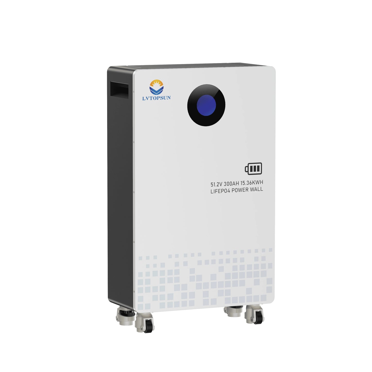 LVTS 51.2V 300Ah 15.36kWh LiFePO4 Lithium Battery System for Solar Energy Storage