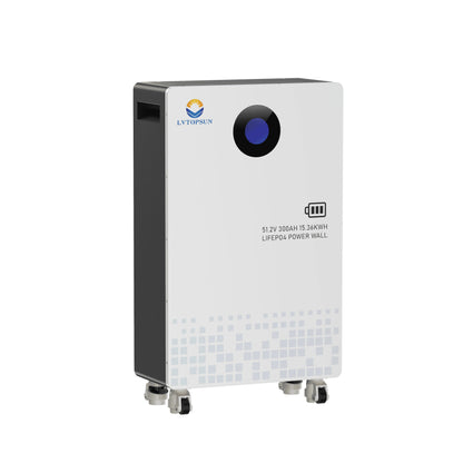 LVTS 51.2V 300Ah 15.36kWh LiFePO4 Lithium Battery System for Solar Energy Storage