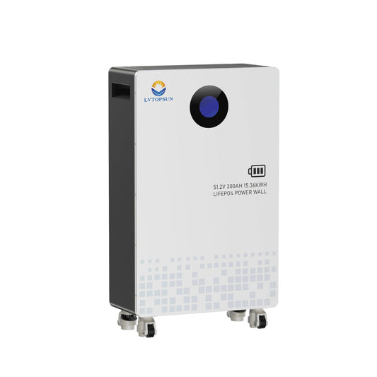 LVTS 51.2V 300Ah 15.36kWh LiFePO4 Lithium Battery System for Solar Energy Storage