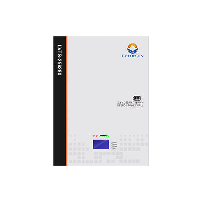 LVTS 25.6V 280Ah LiFePO4 Lithium Solar Battery | 7.17kWh Energy Storage Battery