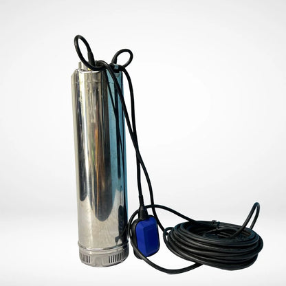 Submersible Well Pump – Heavy-Duty with Float Switch, 10m Cable &amp; Power Plug