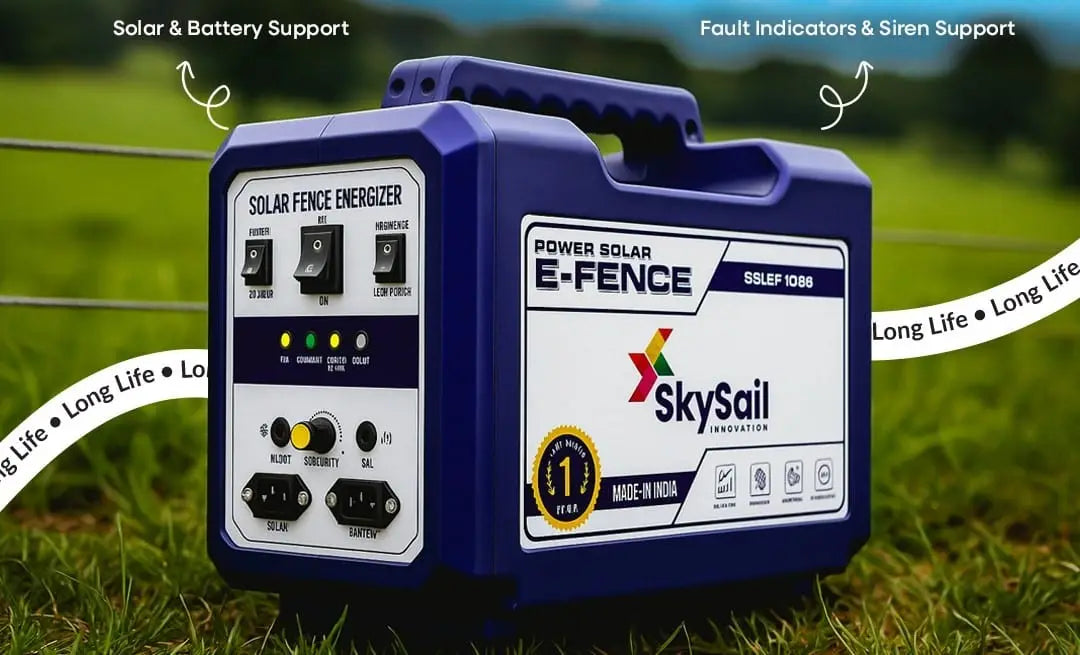 Solar Electric Fence Energizer 10KV 26AH VRLA Battery
