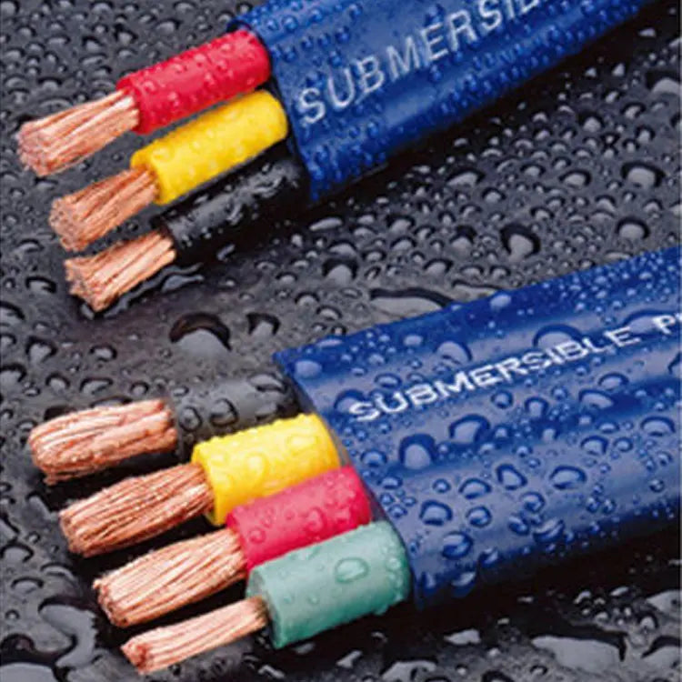 Waterproof Submersible Pump Cable 4 Core 2.5mm2