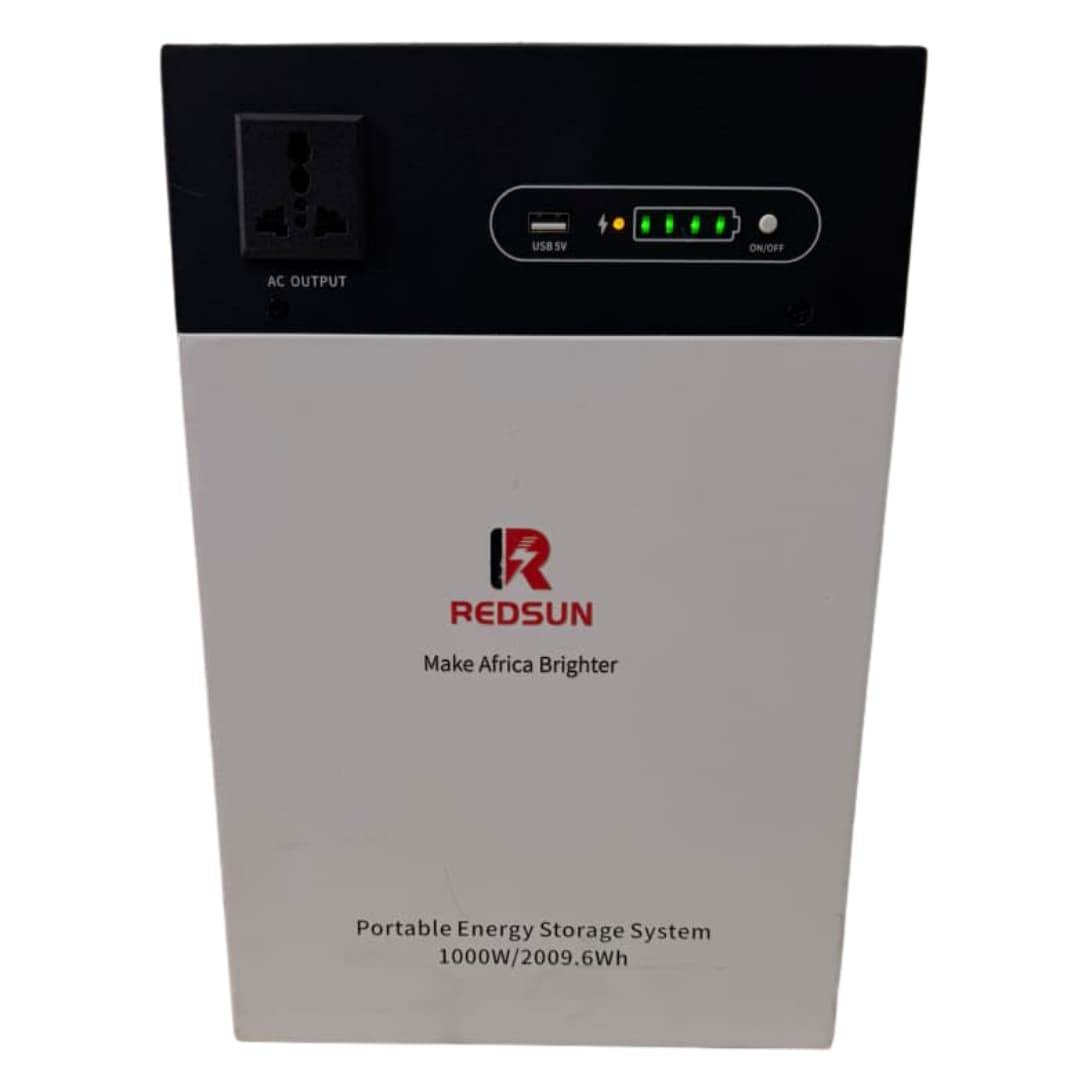 Redsun 2kWh Portable Power Station | 2000Wh Portable Solar Power Backup System