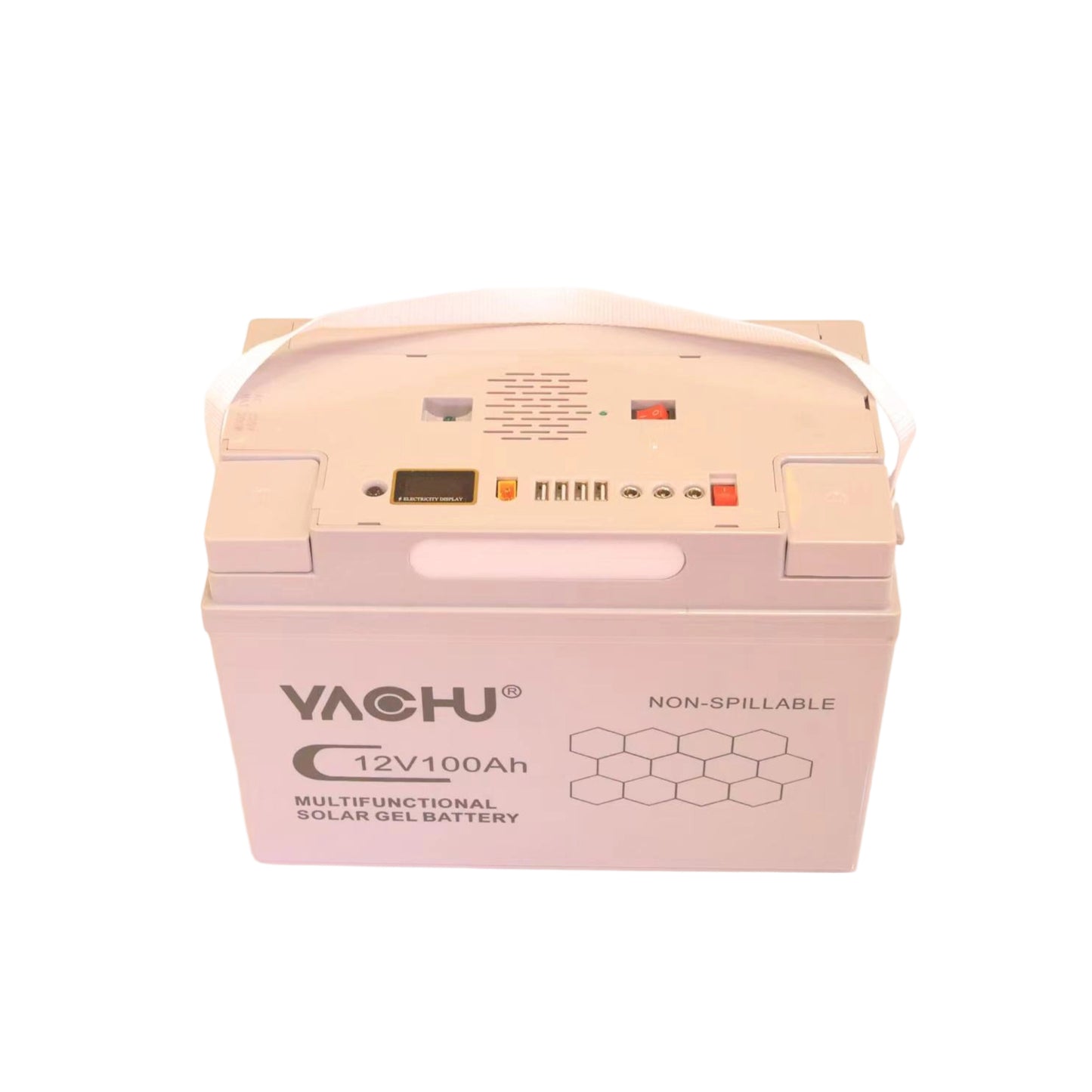 YACHU 12V 100Ah Multifunctional Solar Battery