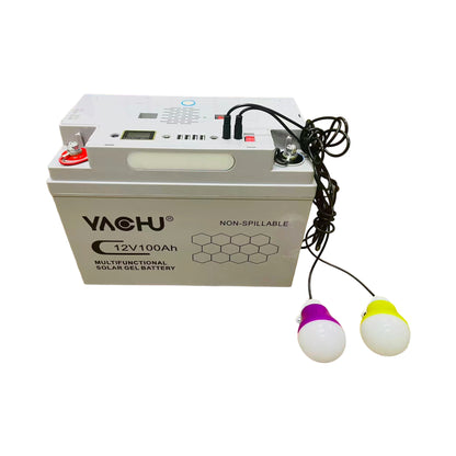 YACHU 12V 100Ah Multifunctional Solar Battery