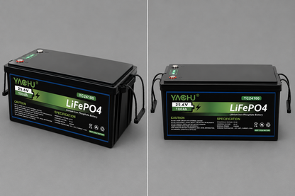 YACHU 2.5Kwh 25.6V 100Ah Lithium Battery