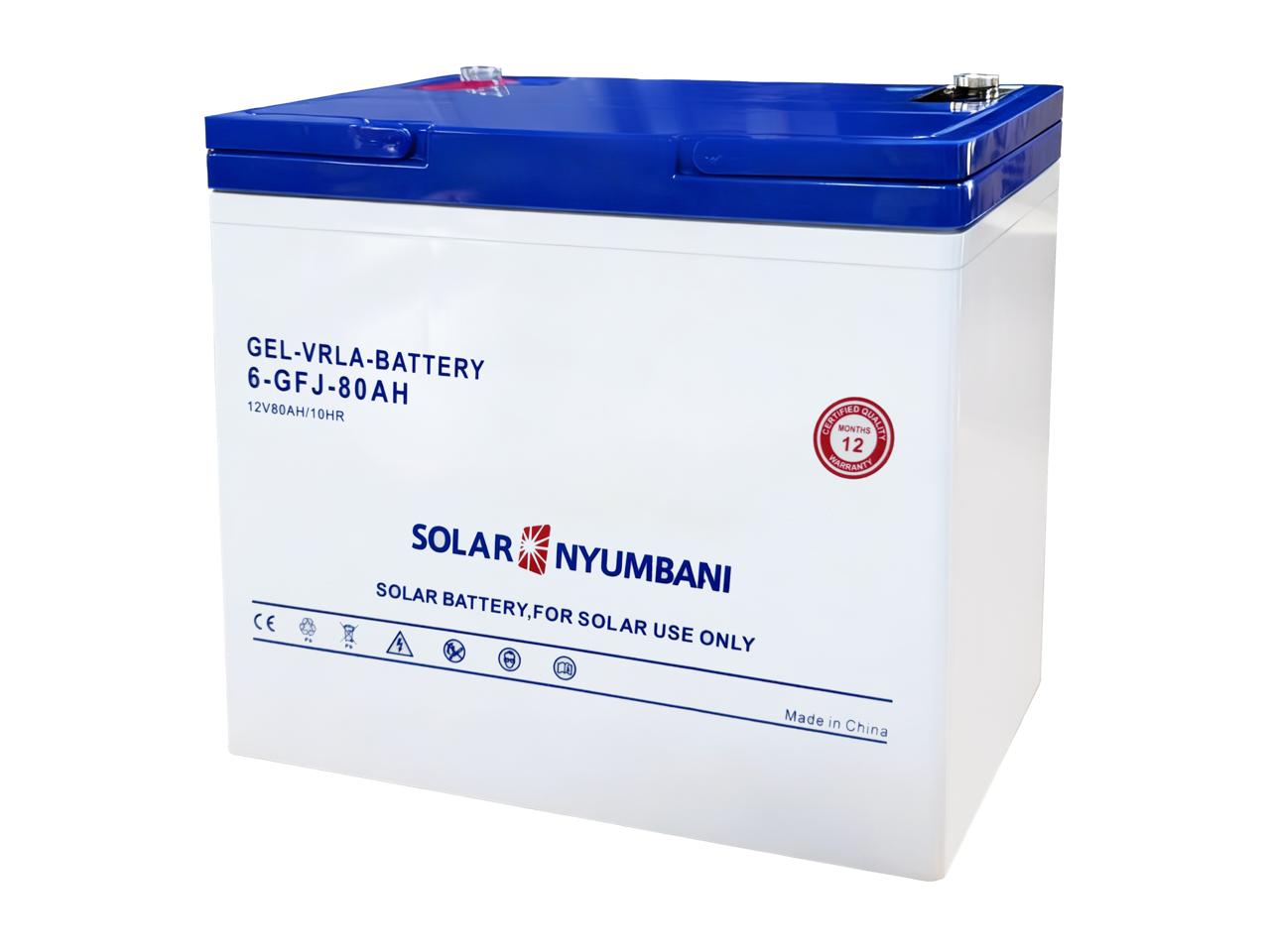 Solarnyumbani 55Ah 12V Gel Battery