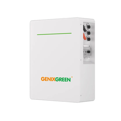 Genix Green 5kWh Lithium Battery  BYD Cells, Smart BMS & Wi-Fi Monitoring