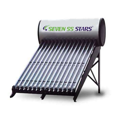 Seven SS Stars 200 Liters Pressurized Heat-Pipe Tube Stainless Steel Solar Water Heater
